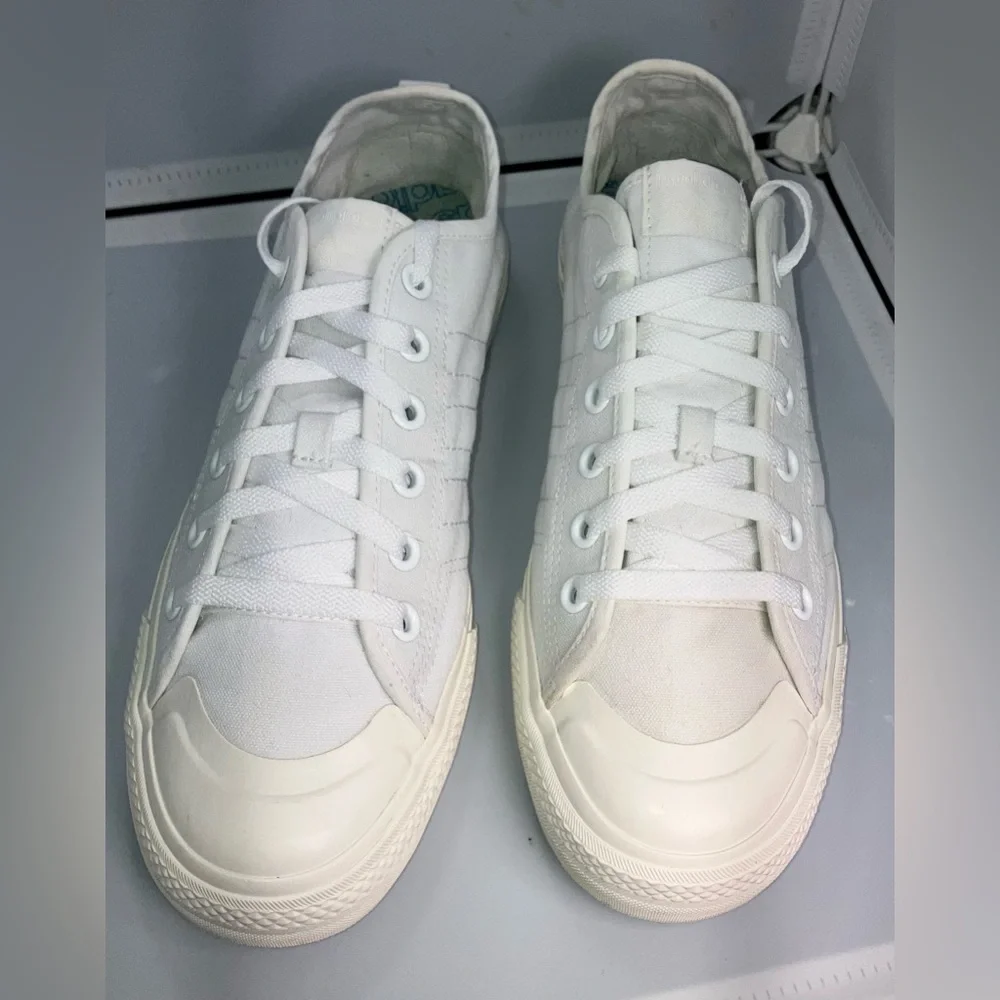 Adidas Nizza RF Triple White Men 10/Womens 11.5 - Picture 3 of 13